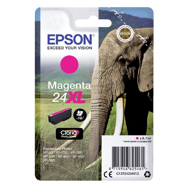 Epson - Inktcartridge epson 24xl t2433 rood