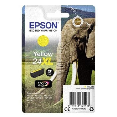 Epson - Cartouche d'encre 24XL T2434 jaune