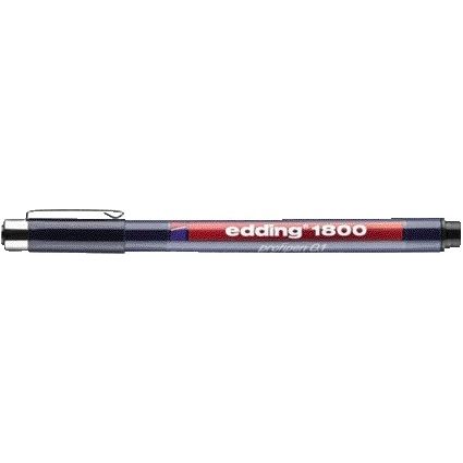 Edding -  Fineliner  1800 0.25mm zwart