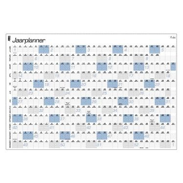 Quantore -  Jaarplankalender 2027 a1 84x57cm