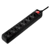 Hama -  137266 power uitbreiding 6 AC-uitgang(en) Binnen Zwart
