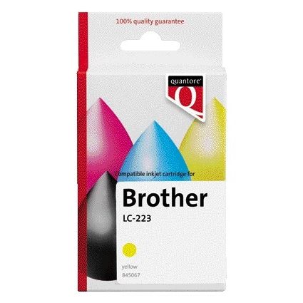 Quantore -  Inktcartridge brother lc-223 geel
