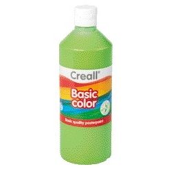 Creall -  Plakkaatverf basic lichtgroen 500ml | 6 stuks