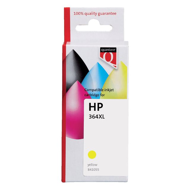 Quantore - Inkcartridge HP 364xl CB325EE HC Geel