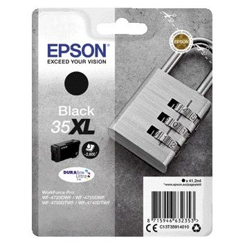 Epson - Cartouche d'encre 35XL T3591 noire
