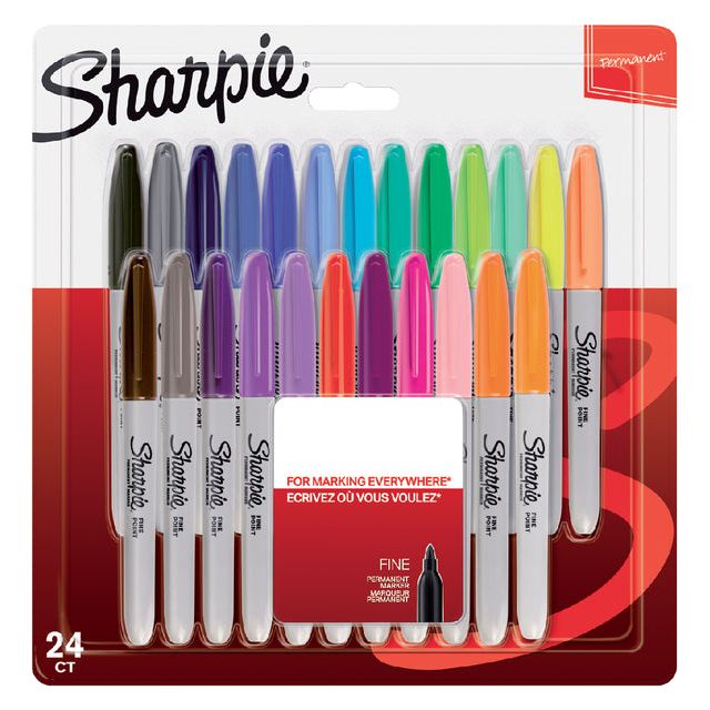 Sharpie - Viltstift ie f 24st assorti