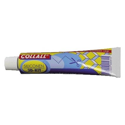 Collall -  Siliconenlijm  3d-kit 80ml | 25 stuks