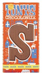 Tony's Chocolonely - Chocolat lettre lait S 180gr