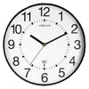 UNILUX - Horloge murale Maxi radiocommandée Ø 37,5cm noir/blanc