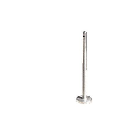 Securit - Cendrier sur pied mât inox excl. base
