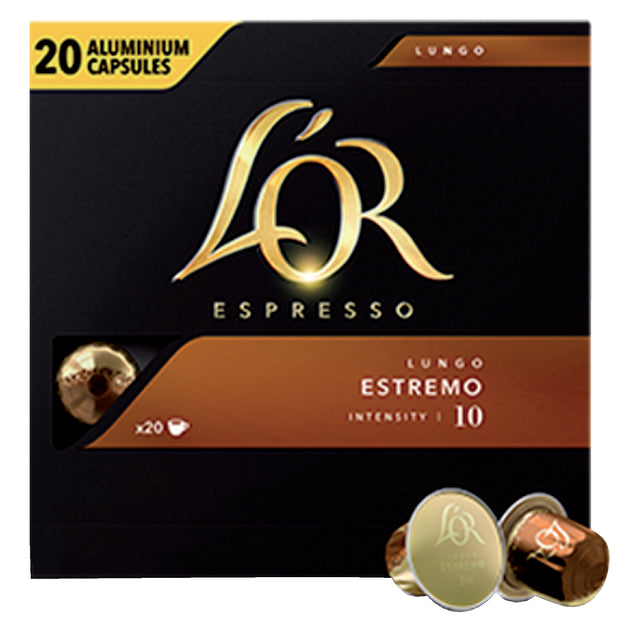 L'or - Koffiecups l'or espresso lungo estremo 20st | 10 stuks