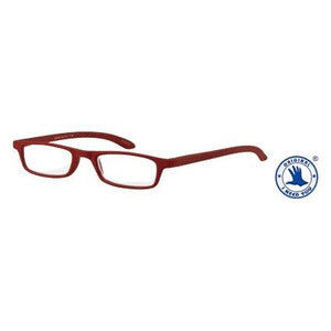 Quantore - Lesebrille +3,00 dpt Reißverschluss rot