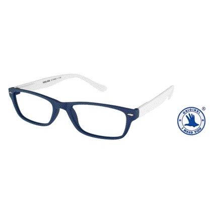 I Need You - Lunettes de lecture +1,50 dpt Feeling bleu-blanc