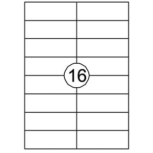 Quantore -  Etiket 105x37mm 1600 stuks
