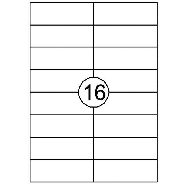 Quantore -  Etiket 105x37mm 1600 stuks