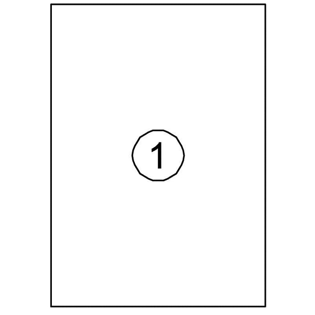 Quantore - Etiquette 210x297mm 100 pièces