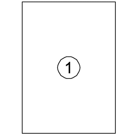 Quantore - Etiquette 210x297mm 100 pièces
