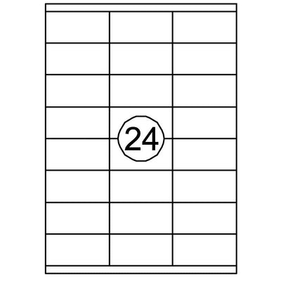 Quantore -  Etiket 70x35mm 2400st | 10 stuks