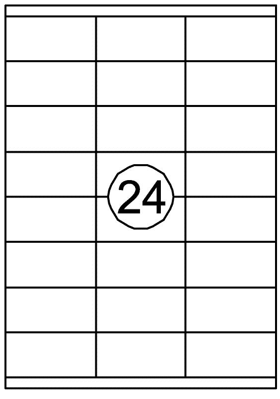 Quantore -  Etiket 70x35mm 2400 stuks