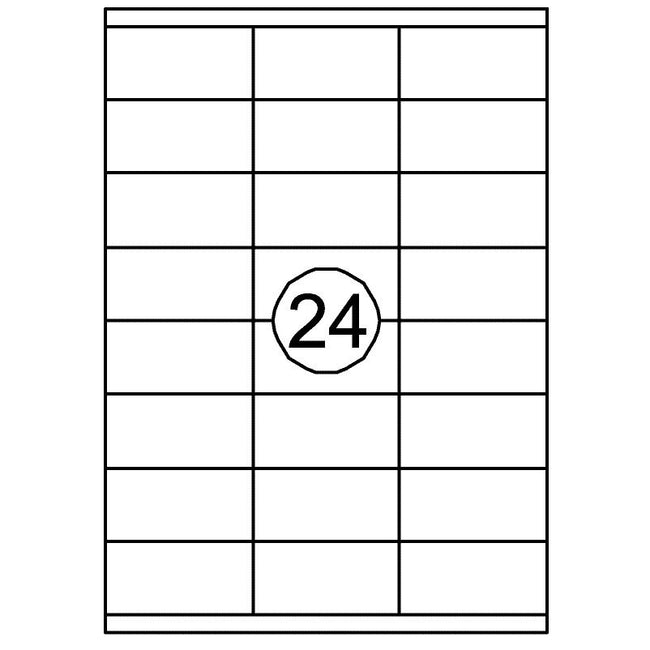 Quantore - Etiquette 70x35mm 2400 pièces