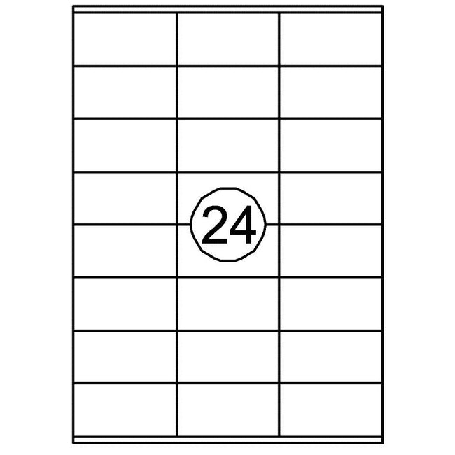 Quantore - Etiquette 70x36mm 2400 pièces