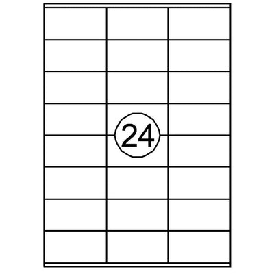 Quantore -  Etiket 70x36mm 2400st | 10 stuks