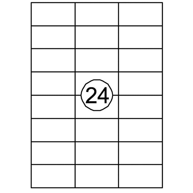 Quantore - Etiquette 70x37mm 2400 pièces
