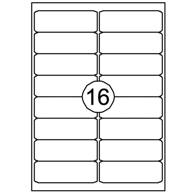 Quantore - Étiquette 99,1x33,9mm 1600 pièces