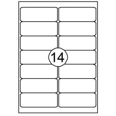 Quantore - Etiquette 99,1X38,1mm 210 pièces