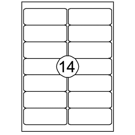 Quantore - Etiquette 99,1X38,1mm 210 pièces