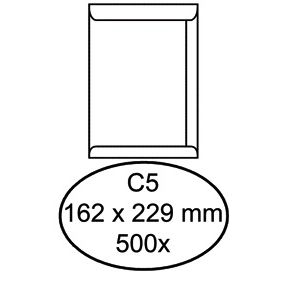 Quantore - Enveloppe certificat C5 162x229mm blanc 500 pièces