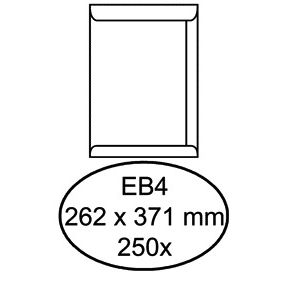 Quantore - Enveloppe acte EB4 262x371mm blanc 250 pièces