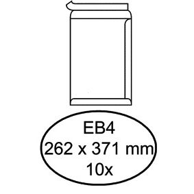 Hermes -  Envelop  akte eb4 262x371 zk 10st wit