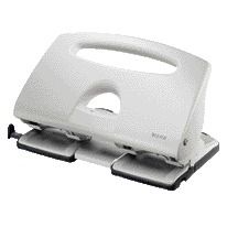 Leitz - Perforatrice métal 4 trous 40 feuilles gris