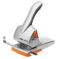 Rapid - Perforatrice Fashion HDC65 heavy duty 65 feuilles argent/orange