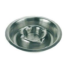 Vepa Bins - Cendrier métal chromé 170mm acier inoxydable sélectionnable