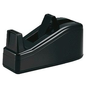 KW-trio - Klebebandhalter KW Trio für 66m schwarz | 12 Stück