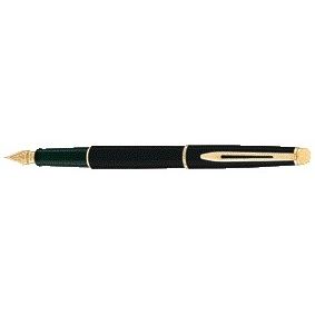 Waterman -  Vulpen hemisp gt f mat zwart