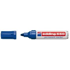 Edding - Feutre 550 rond 3-4mm bleu | 10 pièces