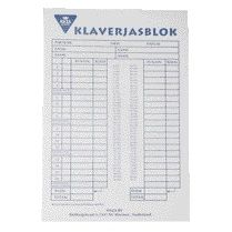 Haza - bloc Klaverjas 50 feuilles | 50 pièces