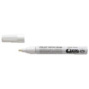 Pilot - Feutre Super Color marqueur peinture blanc moyen