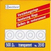 Avery Zweckform - Anneaux de renfort Zweckform 3510 13Mm 500 pièces transp