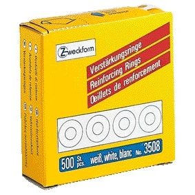 Avery Zweckform -  Versterkingsringen Zweckform 3508 13Mm 500 stuks wit
