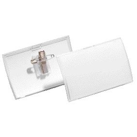 Durable - Badge 8214 Click Fold avec pince combinée 54x90mm | 25 pièces