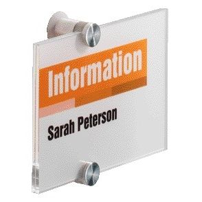 Durable -  Deurbordje  crystal sign 4821 148x105mm