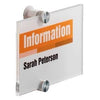 Durable -  Deurbordje crystal sign 4821 148x105mm
