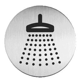 Durable -  Infobord pictogram 4938 douche 83mm | 5 stuks