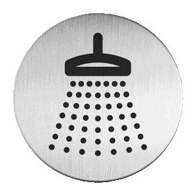 Durable -  Infobord pictogram  4938 douche 83mm