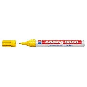 Edding -  Viltstift  3000 rond 1.5-3mm geel | 10 stuks