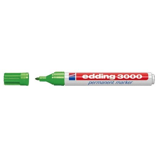 Edding - Feutre 3000 rond 1,5-3mm vert clair | 10 pièces